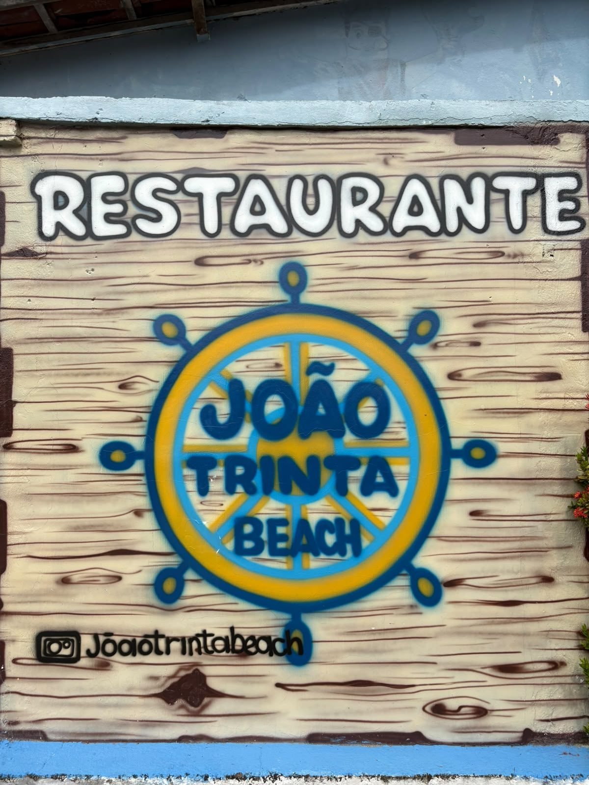 Mural Restaurante João Trinta Beach
