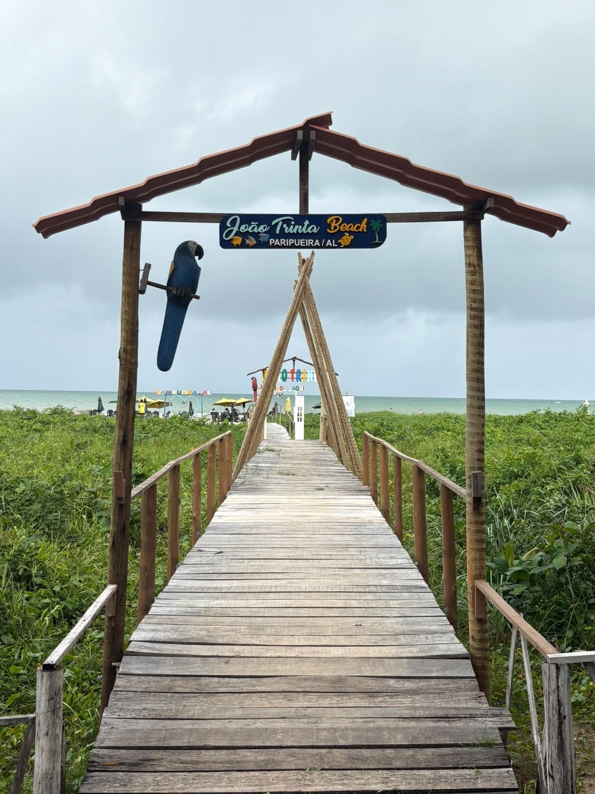 Passarela de acesso à praia