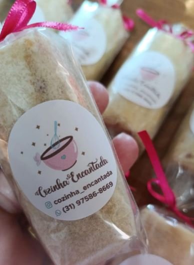 Mini bolo de rolo - Cozinha Encantada